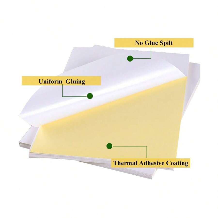 50/100/150/200 Sheets Of Sticker PaperWhite Matte Printable Sticker