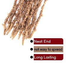 Butterfly Locs Crochet Hair 24 Inch ,8 Packs Pre-Twisted Synthetic Crochet Locs Pre-Looped Distressed Faux Braids - 27# - View 5