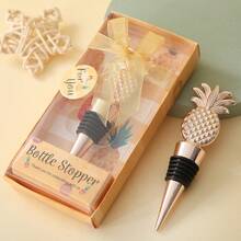 12 件玫瑰、菠萝、仙人掌酒塞，适用于婚礼、新娘或生日派对礼物、装饰品和纪念品、婚礼宾客礼物、新娘送礼会、情人节礼物 - 彩色 - 查看 7