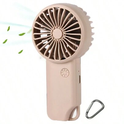 1 st handhållen laddningsbar fläkt med rem, lotusrotrosa bärbar mini-handhållen fläkt med USB-laddningsbart batteri, 3-växlad stark personlig skrivbordsfläkt, Halloween-present för skolstart, lämplig för kvinnor och män, hemmakontor, smink, utomhusresor, vår- och sommarval, brudtärnepresenter, rum, sovrumsinredning, sovrumsinredning, strand, resor, för män, för kvinnor, semester