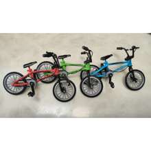 1pc Alloy Simulation Bicycle Model Toy, Creative Mini Finger Bicycle, 1:18 Random Delivery