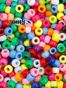 700PCS Pony Beads, 24 Colors 9mm Friendship Bracelets Making Kit, Rainbow Large Hole Beads For Bracelets Necklace Jewelry Making Crafts - Pony Beads - View 10