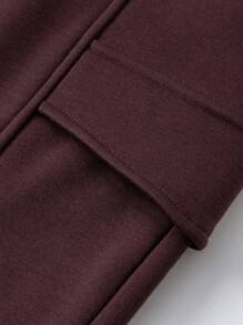 mini bala Pantalones casuales gruesos para niños y niñas - Nueva colección de invierno 2024
