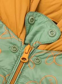 mini bala Winter Jacket Boys' And Girls' Duck Three-Proof Lightweight One-Piece Snowsuit