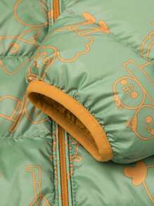 mini bala Winter Jacket Boys' And Girls' Duck Three-Proof Lightweight One-Piece Snowsuit