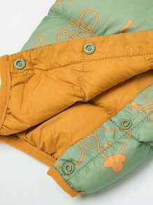 mini bala Winter Jacket Boys' And Girls' Duck Three-Proof Lightweight One-Piece Snowsuit