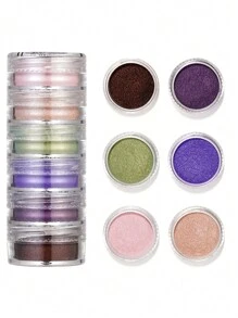 6 Colors/Set Pearlescent Powder Pigment Mica Mineral Powder For DIY Epoxy Resin Molds Dye Making Jewelry Making Resin Coloring