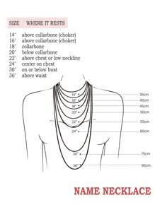 1pc Arabic Name Necklace, Engraved Arabic Knight Necklace, 18K Gold Plated Stainless Steel Unisex Necklace, Gift For Men, Father's Day Gift, Birthday Gift, Graduation Gift, Anniversary Gift, Christmas Gift, Party Gift