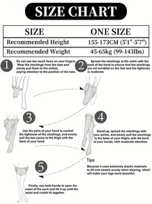 1 Pair Cute Heart Pattern Jacquard Tights For Women, High Waist Stirrup Pantyhose, XS-M