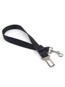 1 pieza Correa de seguridad ajustable para perros en el coche - Accesorios para salidas con perros