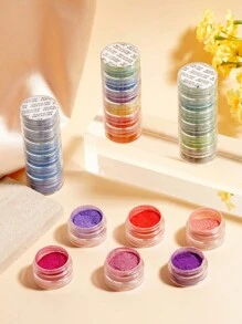 6 Colors/Set Pearlescent Powder Pigment Mica Mineral Powder For DIY Epoxy Resin Molds Dye Making Jewelry Making Resin Coloring