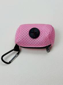 1pc Pet Waste Bag Holder, Dog Walking Pooper Scooper Bag Dispenser, Upgraded Version With Durable Carabiner