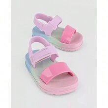 Zaxynina Children's Sandals Moderninha Baby Girl Adjustable - Màu đỏ tím - Xem 1