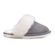 圣诞大促 | 情侣居家必备——秋冬防滑耐磨毛领拖鞋在这个寒冷的秋冬季，一双温暖舒适的拖鞋才是居家最佳伴侣 - 灰色 - 查看 6