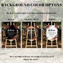 Customisable Welcome Signs, Welcome Posters, Printable Welcome Signs, Welcome Signs, Holiday Welcome Signs, Tree Party Signs Gifts Birthday Graduation - Custom Color - View 9
