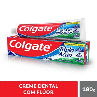 Loja Sages Creme Dental Colgate Tripla Ação Menta Original 180g