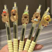 Bút mặt dây chuyền Kapybara dễ thương ngẫu nhiên, bút trung tính khô nhanh, bút gel, bút bi, bút bấm Kapybara dễ thương, lựa chọn hoàn hảo cho học sinh và trẻ em gái, quà tặng mùa tựu trường cho trẻ em, bạn bè và bạn gái! - Nhiều màu - Xem 2