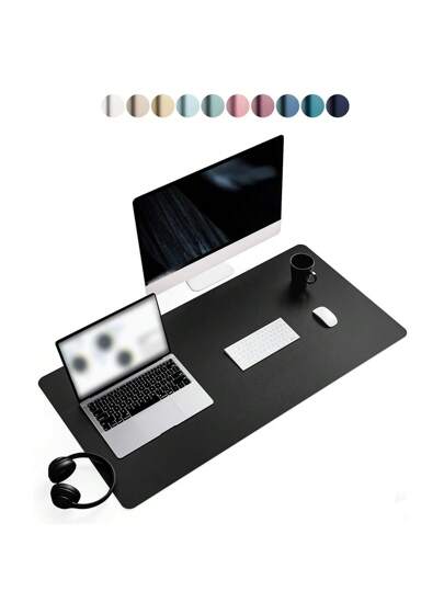 Leather Desk Pad Protector, Office Desk Mat, Large Mouse Pad, Non-Slip PU Leather Desk Blotter, Laptop Desk Pad, Waterproof Desk Writing Pad For Office And Home