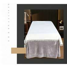 LXIANGN 80x200CM水晶绒美容院床单带孔天鹅绒冬季加厚按摩理疗床罩单 - 查看 5