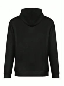 Oversized Style For Women, Watercolor Sunflower Highland Cow Hoodie, Comfortable Long Sleeved Sweatshirt, Unique Design Hoodie, Perfect Gift For Friend, Unisex Hoodie For Man And Women, Gift For Her Or Him, A Double-Layer Hood Hoodie, Fleece Lining For Excellent Warmth - 黑色 - 查看 3
