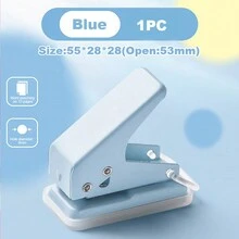 迷你圆形打孔器、工艺品 DIY 打孔器、卡片打孔器、小孩子装订打孔器 - 彩色 - 查看 8