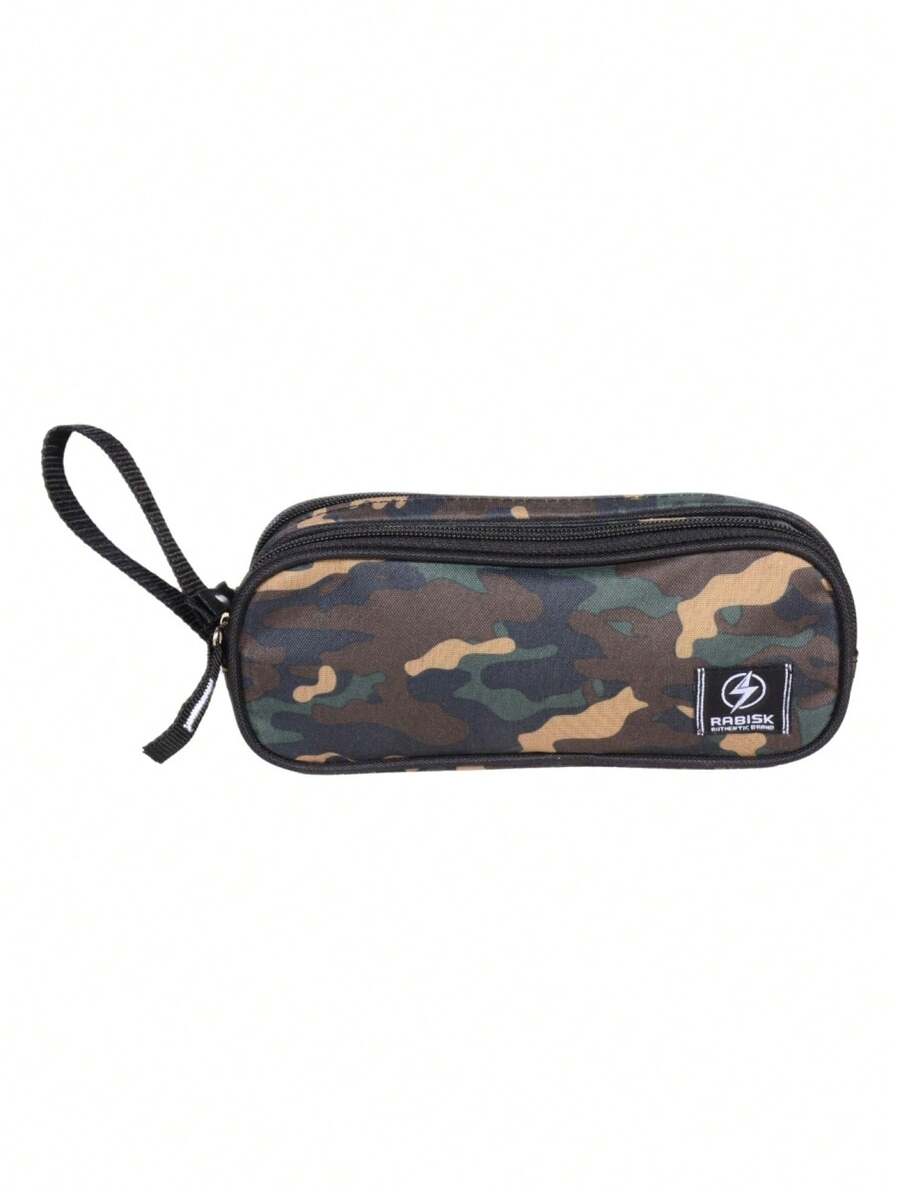 Camouflage Pencil Case School Army Style Rabisk Youth Green - 綠色 - 查看 1