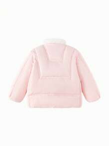 Balabala Girls' New Chinese-Style Padded Coat Embroidered Winter 2024 Collection