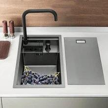 WANLECY Éviers de cuisine - Gris - Voir 5