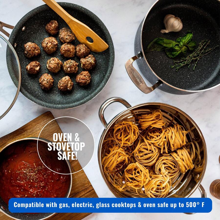 Granitestone Nonstick Pots And Pans 22 Piece Kitchen Baking Pans