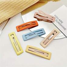 30pcs Y2K Style Candy Color Glossy Cute Aesthetic Girl Hair Clips, Small Claw Clips For Bangs, Fashion Accessory For Daily Outfit - Multicolor - View 7