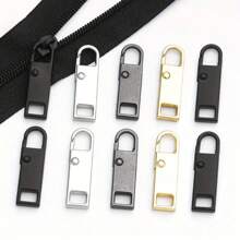 Zipper Pull Replacement Pack - 4/8 Pcs Quick Fix Zipper Heads, Easy Install, Tool-Free Zip Sliders For Luggage, Jackets, Backpacks, Boots, Multi-Size Detachable Hooks - Durable Universal Repair Kit