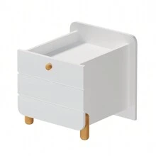 4-teiliges hochwertiges modernes minimalistisches Komplettschlafzimmer, 90x200cm Einzelbett, Nachttisch, Inhaltsverzeichnis, Kleiderschrank