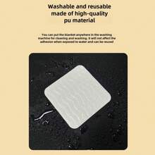 Non-Adhesive Anti-Slip Mat Fixed Sticker - Double-Sided Damage-Free Adhesive Carpet Pad & Yoga Mat Anti-Slip Tape - White - View 7