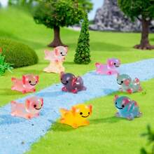 6/12 Tượng Axolotl Mini Phát Sáng Dễ Thương, Axolotl Nhựa Mini Phát Sáng Trong Bóng Tối Đồ Trang Trí Động Vật Mini Cho Trang Trí Sân Vườn Tượng Nhỏ Phong Cảnh Thủ Công Trang Trí Tiệc Tại Nhà (Màu Ngẫu Nhiên) - Nhiều màu - Xem 12