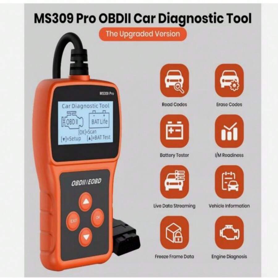 Fault Code Reader For Cars Check Engine Light Vehicle Diagnostic Scan