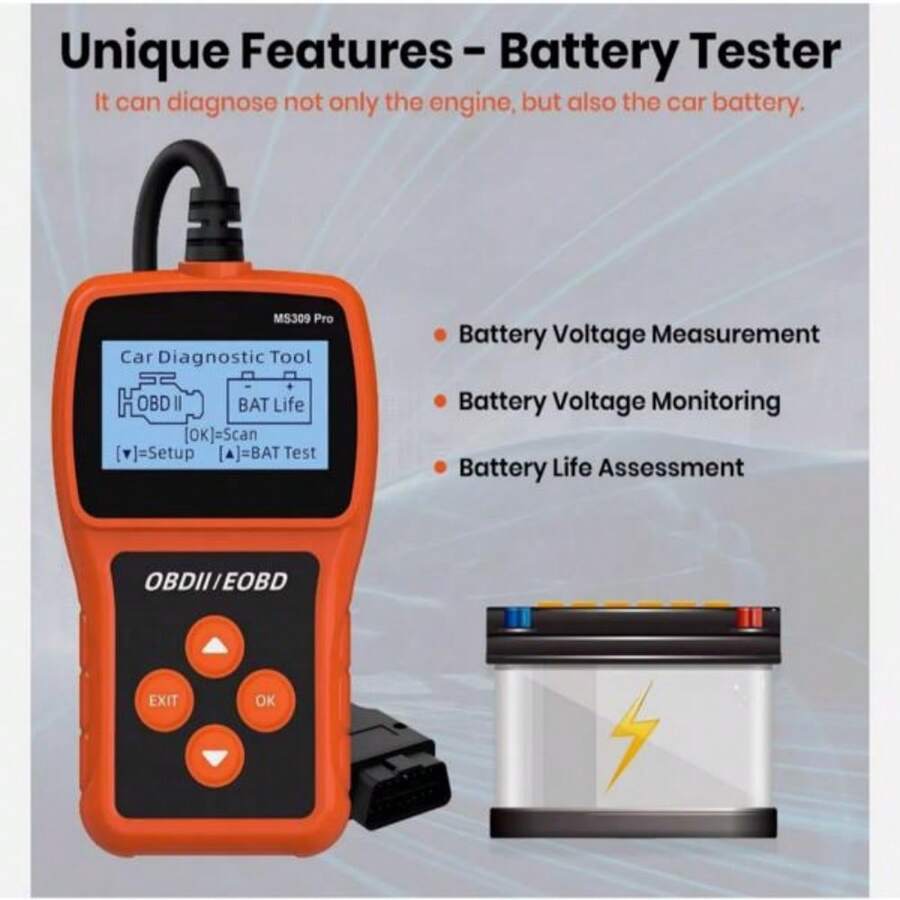 Fault Code Reader For Cars Check Engine Light Vehicle Diagnostic Scan