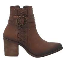 IMPULS Botas Mujer Maquech Dama Cómodas - Café integral - Ver 3