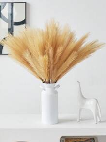 1pc 27.6'' Faux Pampas Grass Artificial Reeds Fluffy Fake Flower Bedroom Decor Boho Decor Bulrush Reed Grass For Vase Filler Farmhouse Home Wedding Decor Rama Decoration Rama