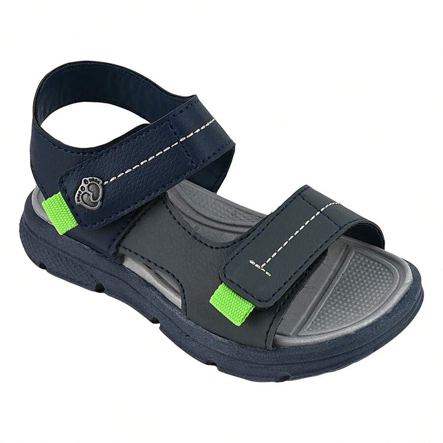 Children's Papete Sandal For Boys, Comfortable, Light And Soft - 藏蓝色 - 查看 1