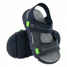 Children's Papete Sandal For Boys, Comfortable, Light And Soft - 藏蓝色 - 查看 3