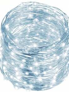 Beautiful Fairy Wire String Light Lighting Cool White Or Warm White 10 Meters - 白色 - 查看 5