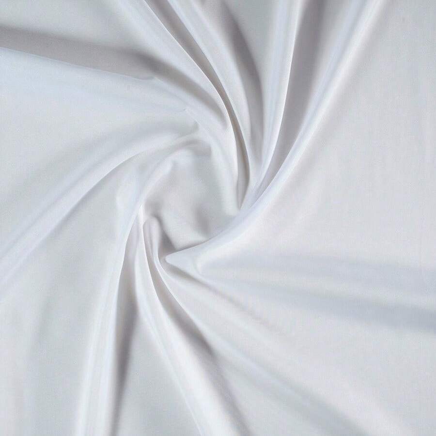 White Oxford Fabric 1.50m Width - Clothing, Towels, Sublimation, Kitchen Decoration 100% Polyester - trắng - Xem 1