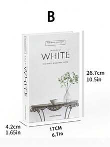 1pc Books For Decoration, Modern Fashion Decorative Books Set For Hardcover Home Decor, Fake Book Stacks Display For Bookshelf Living Room Decor,For Living Room, Farmhouse, Tabletops, Bookshelf Best Gifts Birthday - Multicolor - View 9