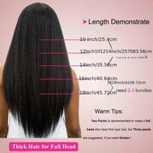 Kinky Straight Clip In Hair Extensions Human Hair Wigs 120g 8pcs 18clips Double Weft Clip Clip In Hair Extensions Real Human Hair Beginner Friendly (16-26 Inch, Natural Color, 120g)