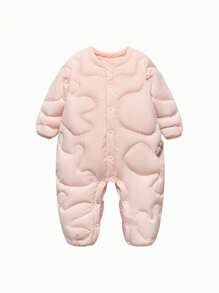 mini bala Eierförmiger Daunen-Jumpsuit für Jungen und Mädchen, warmer Baby-Winter-Romper