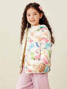 mini bala Lightweight Down Jacket For Boys, Girls, And Families Fall/Winter Collection - White - View 3