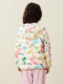 mini bala Lightweight Down Jacket For Boys, Girls, And Families Fall/Winter Collection - White - View 2