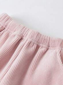 mini bala 小女孩保暖牛仔裤 厚秋冬季宝宝长牛仔裤 - 粉色 - 查看 6