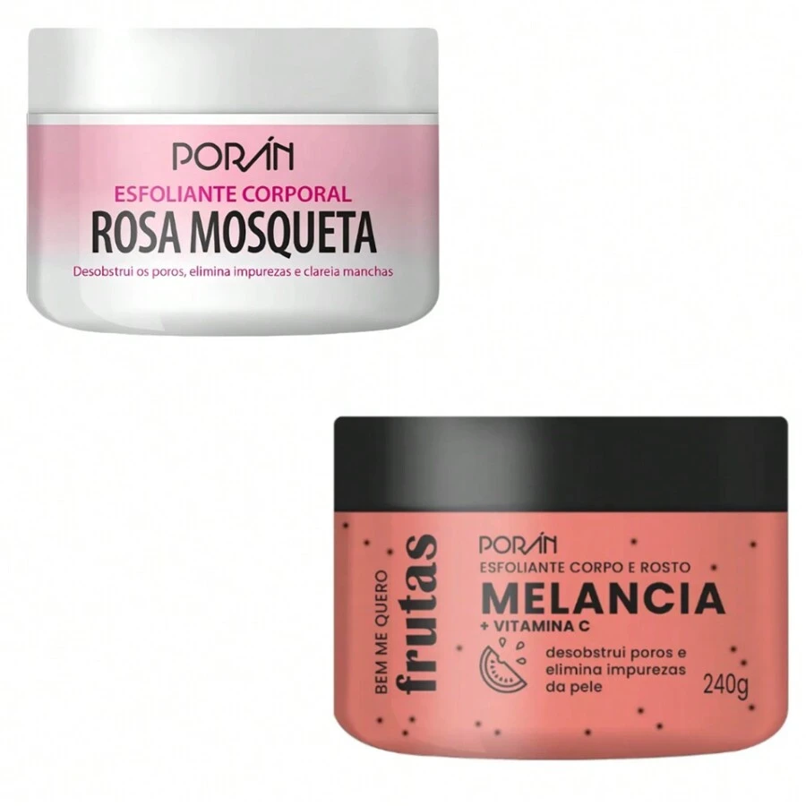 Exfoliating Soap Cream Body Moisturizer Bath PORAN Fruit Watermelon Liquid Body And Face Similar To Labotrat - 西瓜+玫瑰果 - 查看 1
