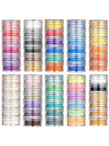 6 Colors/Set Pearlescent Powder Pigment Mica Mineral Powder For DIY Epoxy Resin Molds Dye Making Jewelry Making Resin Coloring